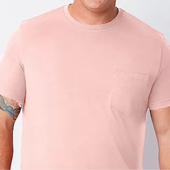 St. John's Bay Big and Tall Mens Crew Neck Short Pocket T-Shirt.   NWOT - Picture 5 of 5